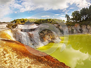 Thermal Lake, Rotorua, New Zealand